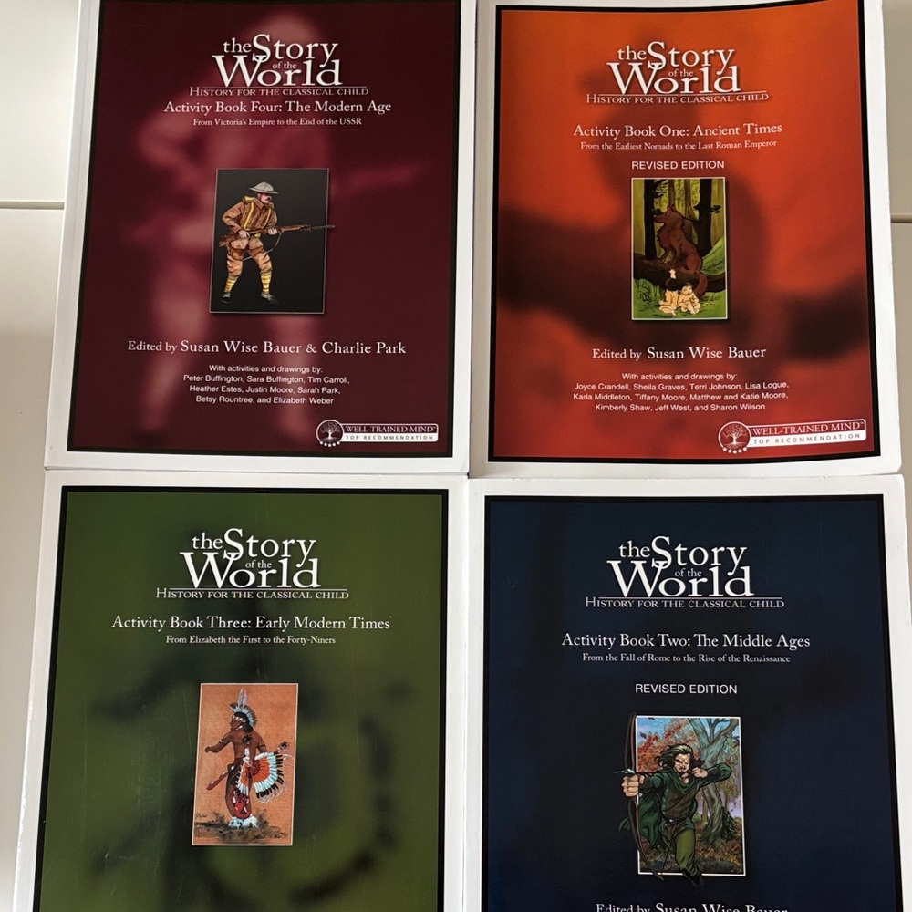 The Story of the World Activity Book Set 1-4